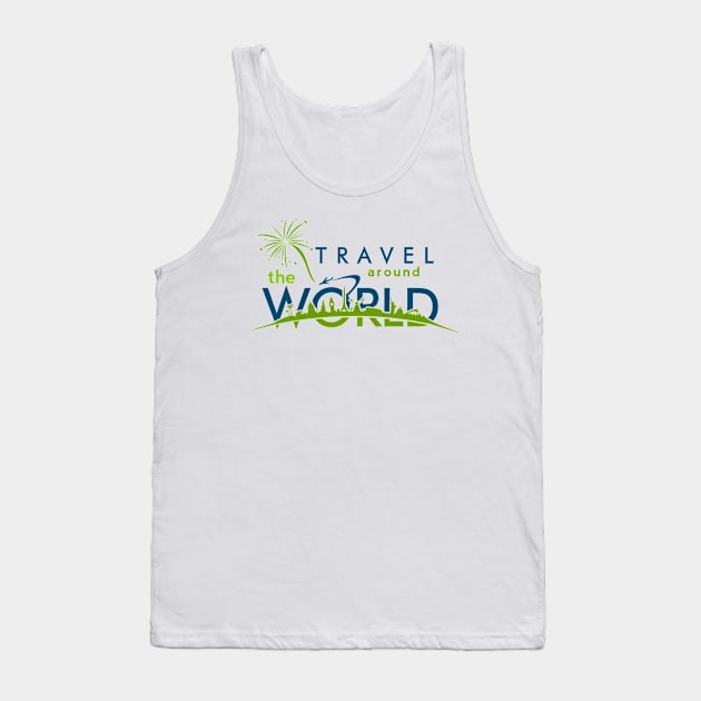 travel around the world Tank Top by gravisio